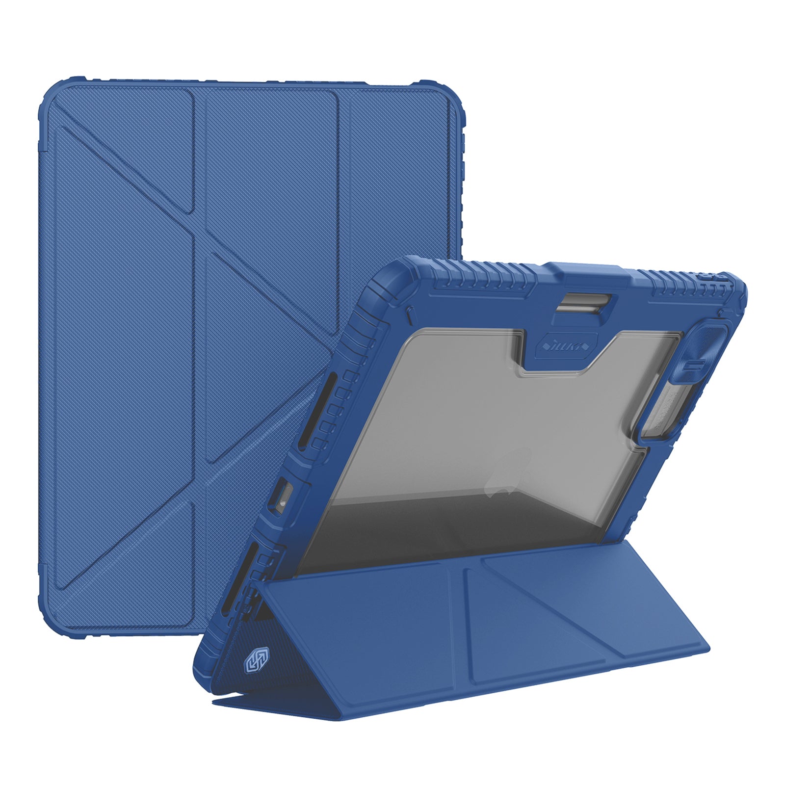 NILLKIN Bumper Leather Case Pro for iPad Pro 11 (2024) Tablet Cover Anti-Fall Auto Wake / Sleep Case NILLKIN Bumper Leather Case Pro for iPad Pro 11 (2024) Tablet Cover Anti-Fall Auto Wake / Sleep Case